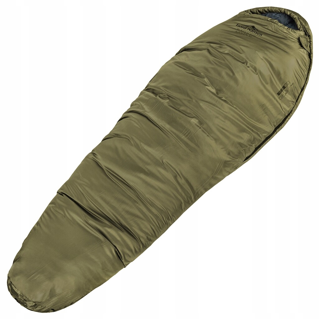 Spací pytel Fjord Nansen Kjolen XL Olive Drab 85 cm x 225 cm Levý
