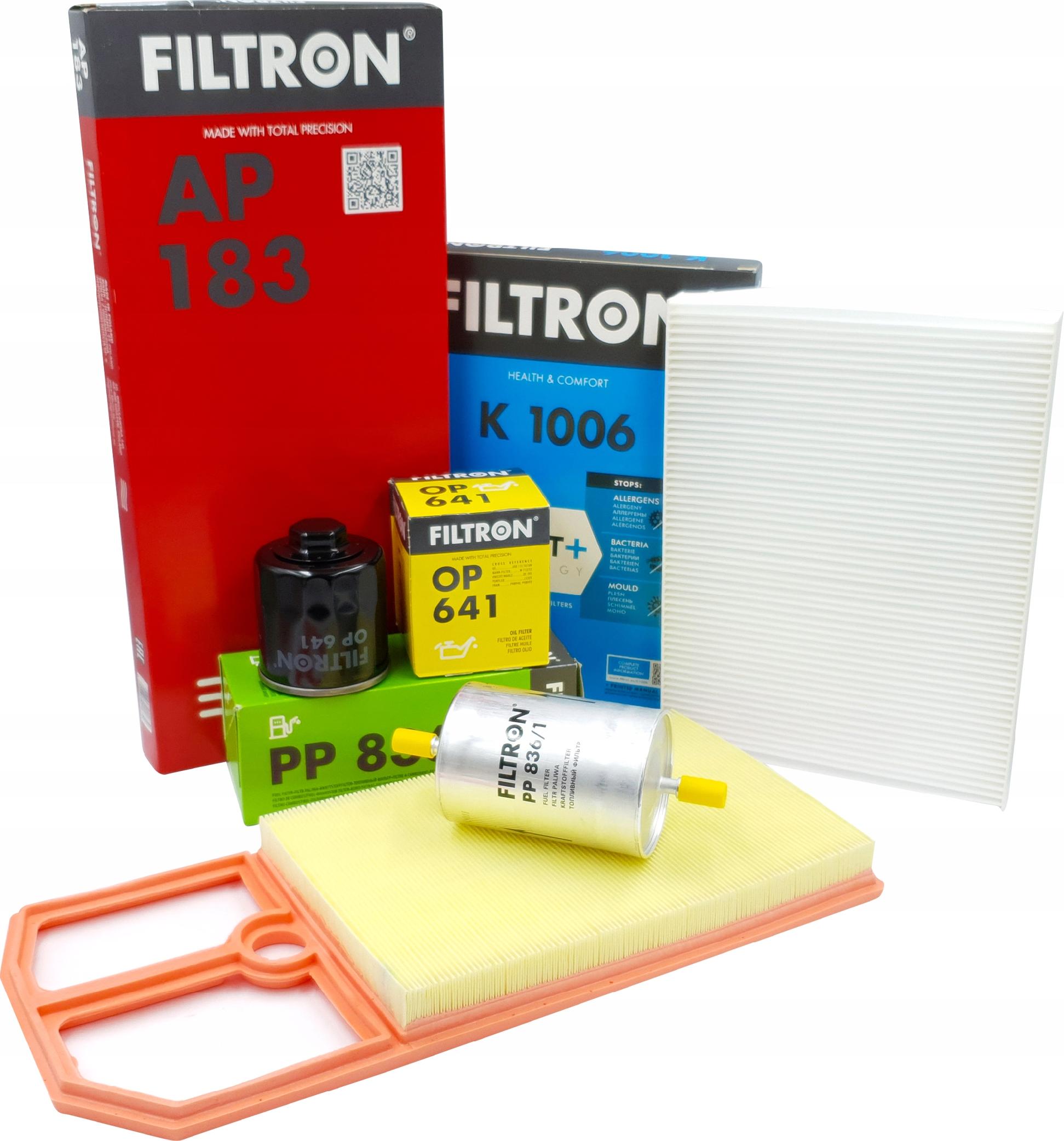 FILTRON ZESTAW FILTRÓW VW GOLF IV 1.4 16V 75KM