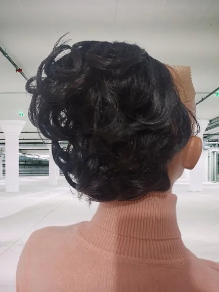 drdol na příčesek 945 -2 barvy přírodní černá -23 cm