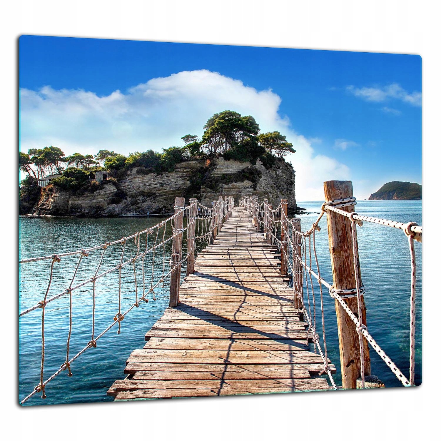 Ochranná Skleněná Deska Panel Lepidlo 65x60 Krajina Tvrzené sklo 7v1