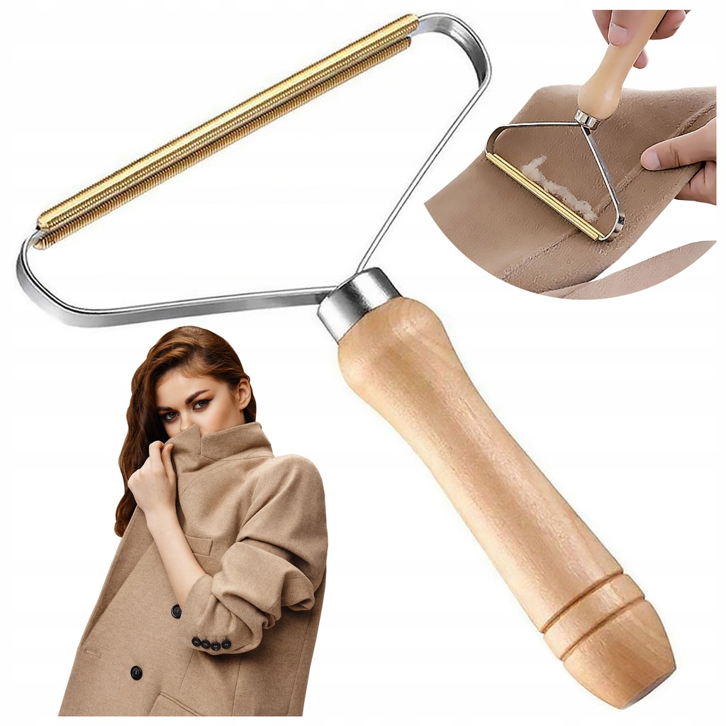 SZCZOTKA GOLARKA UBRAŃ SWETRÓW TAPICERKI GRZEBIEŃ