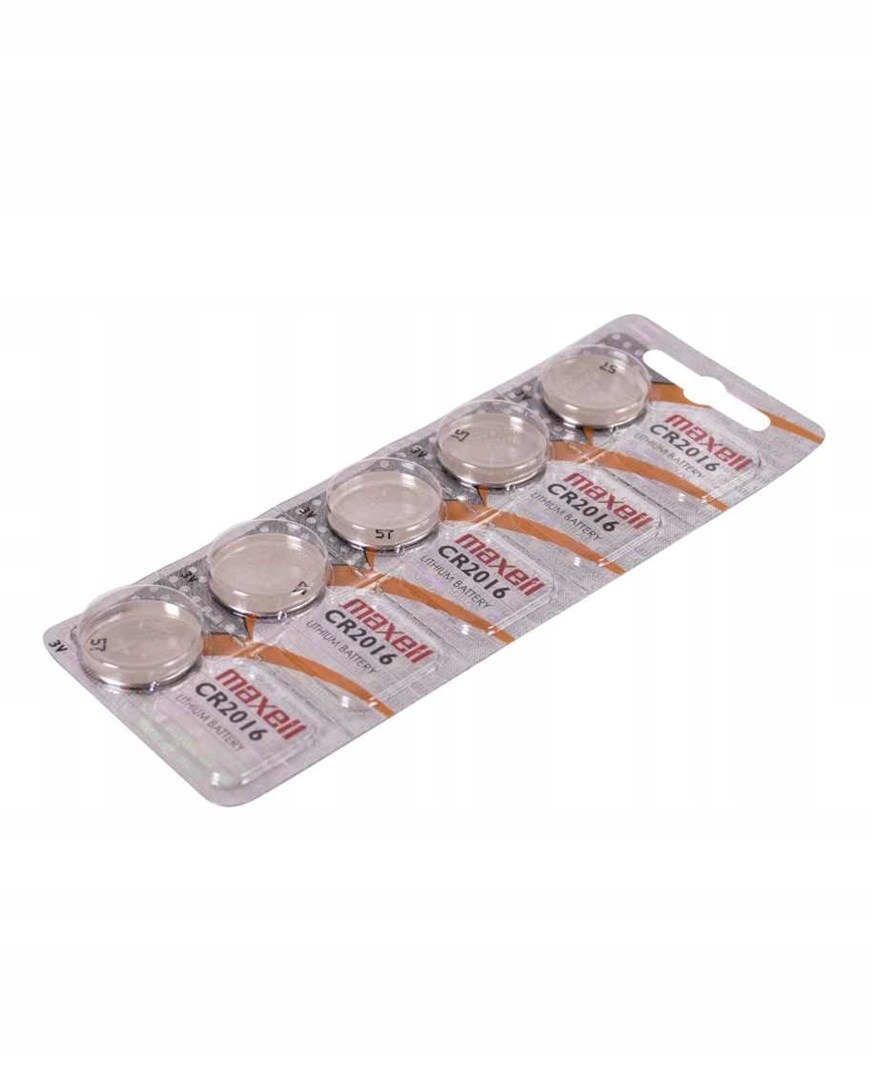 Bateria Maxell specjalistyczna CR2016, 5 szt.