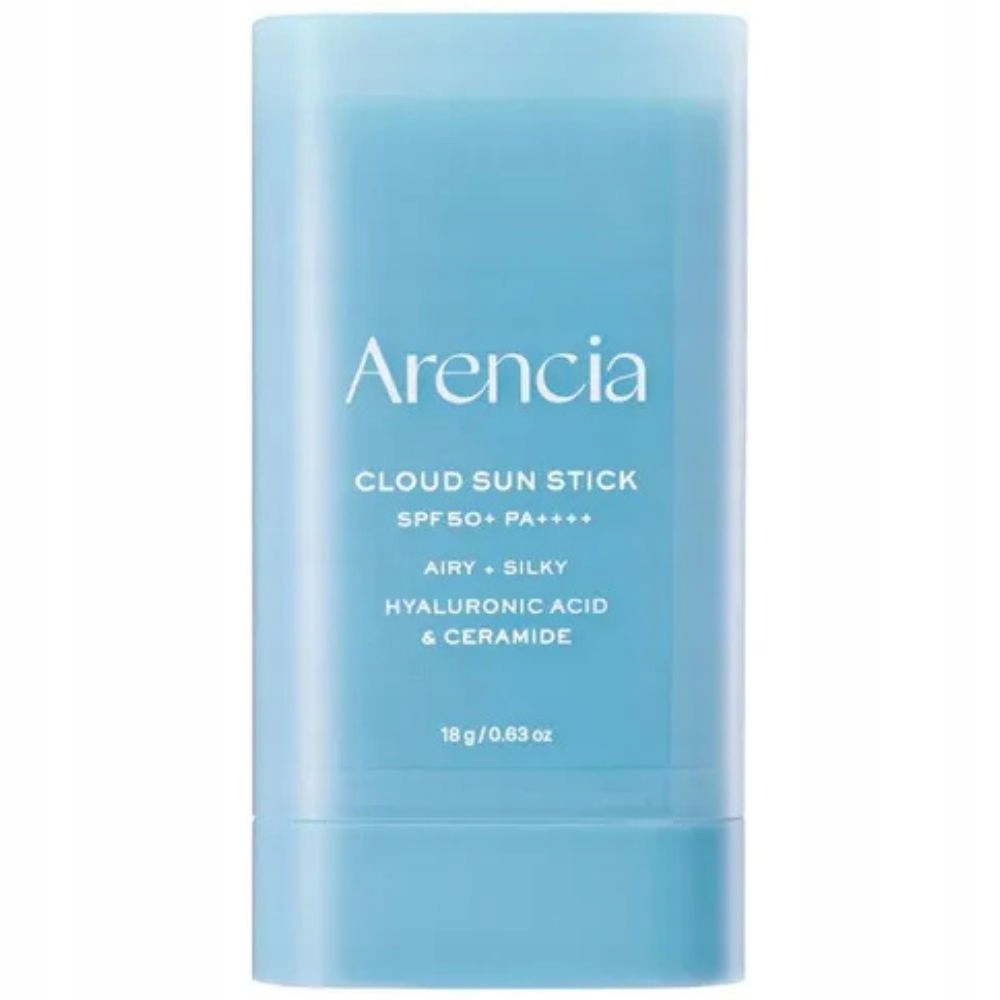 Arencia Cloud Sun Stick SPF50+ Cica Pdrn Ceramidy Matná tyčinka 18 g