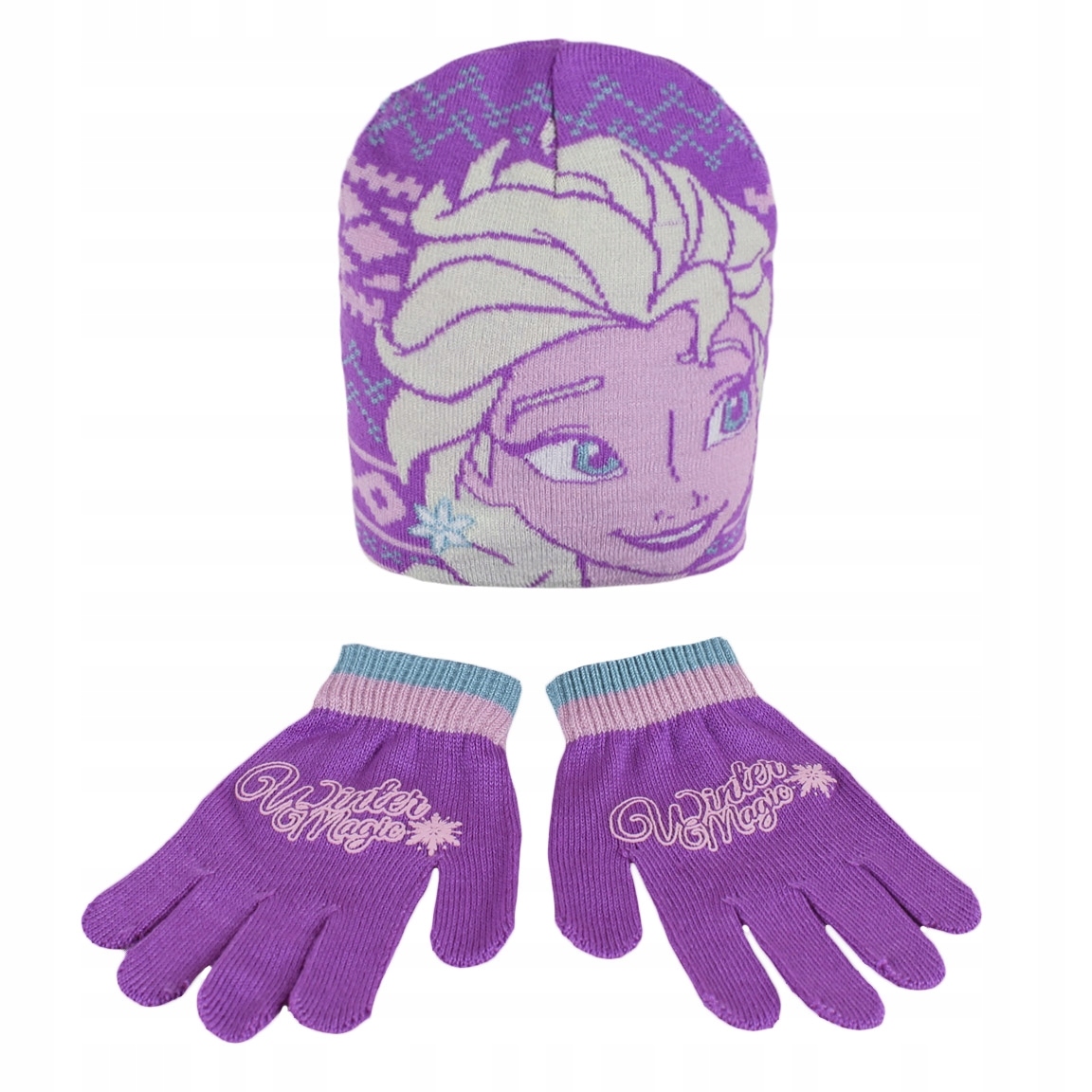 

Czapka Rękawiczki kpl Disney Frozen Kraina Lodu