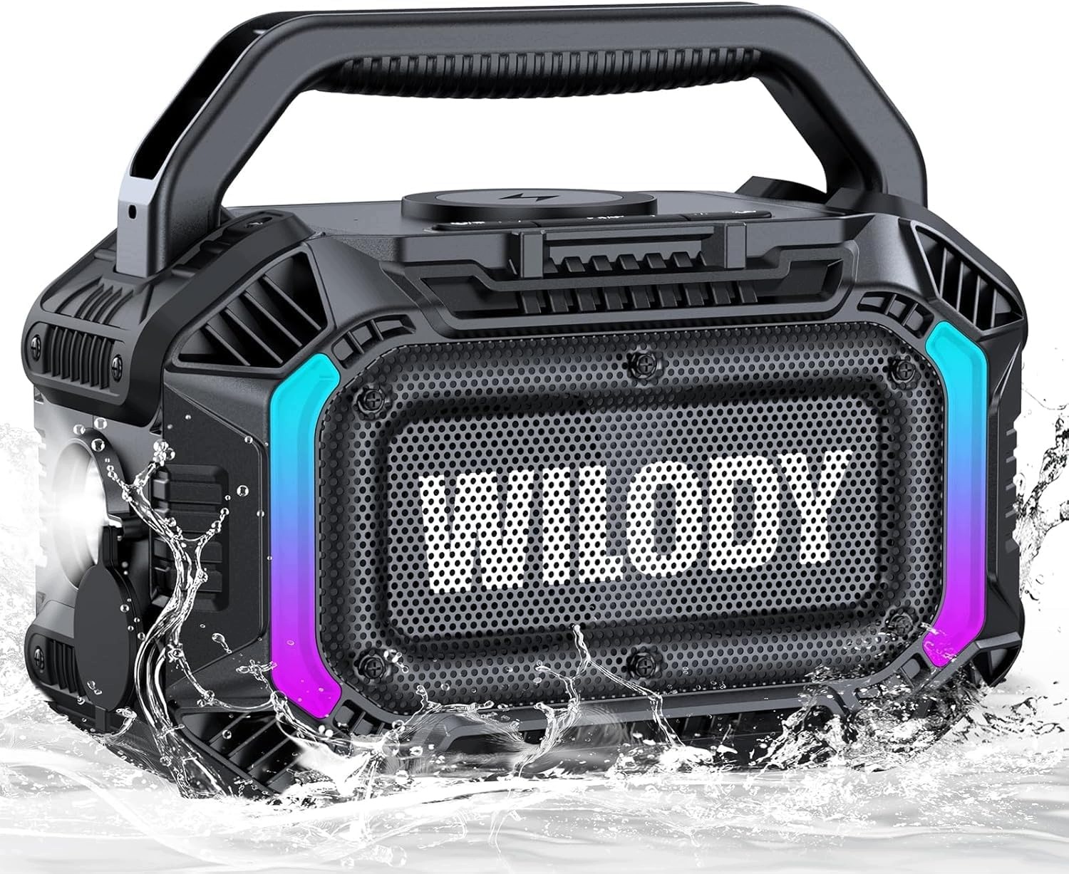Wilody Bluetooth reproduktor 100 W IPX7 Rgb Tws Baterka Powerbanka