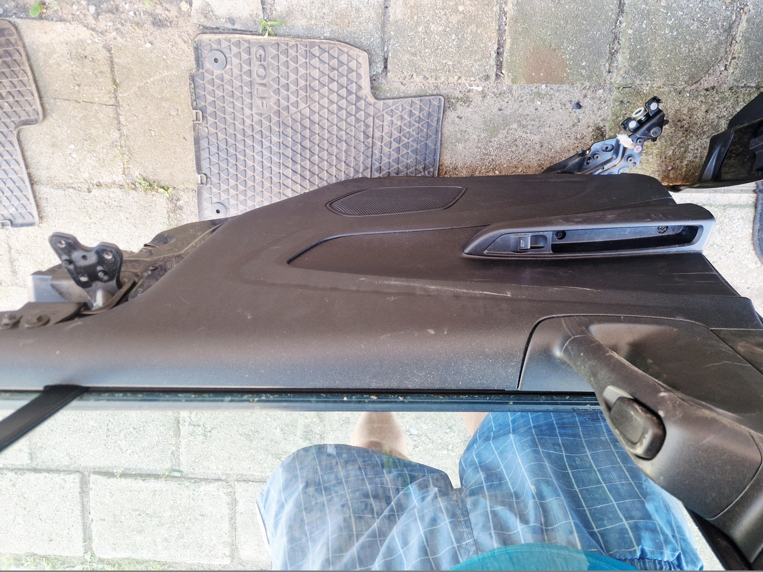 FORD B-MAX BMAX door right rear part rear. colour KC black, complete
