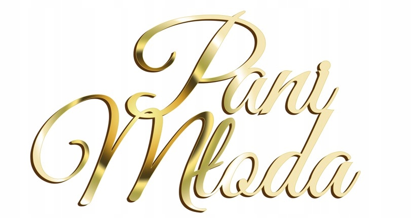 NAPIS PANI MŁODA ZŁOTA PLEXI GLAMOUR