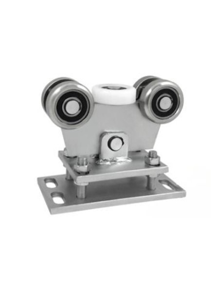 5-valcový kyvný vozík na posuvné brány, s reguláciou, na cievky 80x80x5