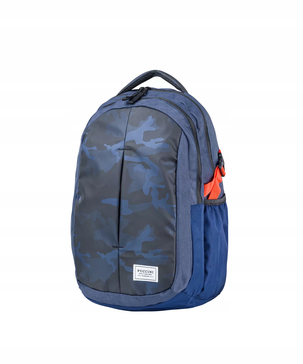 Školní Batoh Velký sportovní turistický měkký Puccini Tmavě modrý PM4011 7