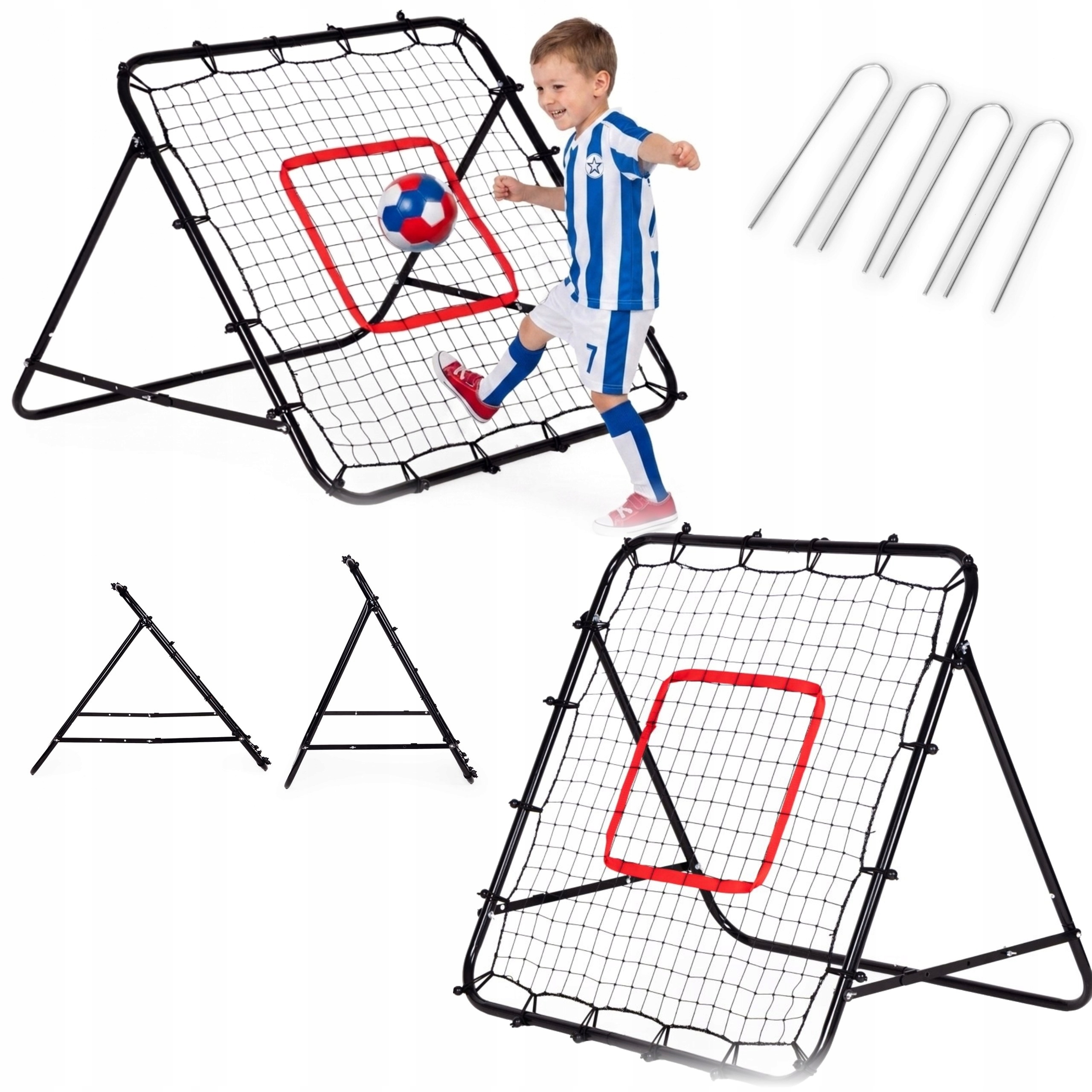 Rebounder Piłkarski Trenażer Bramka Dla Dzieci Do Odbijania 100x100 cm
