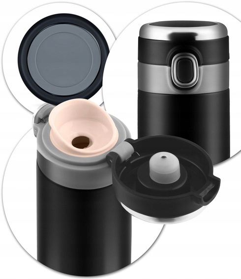 TERMOS Kubek termiczny SMART LED Termos próżniowy z wyświetlaczem Waga 0.26 kg