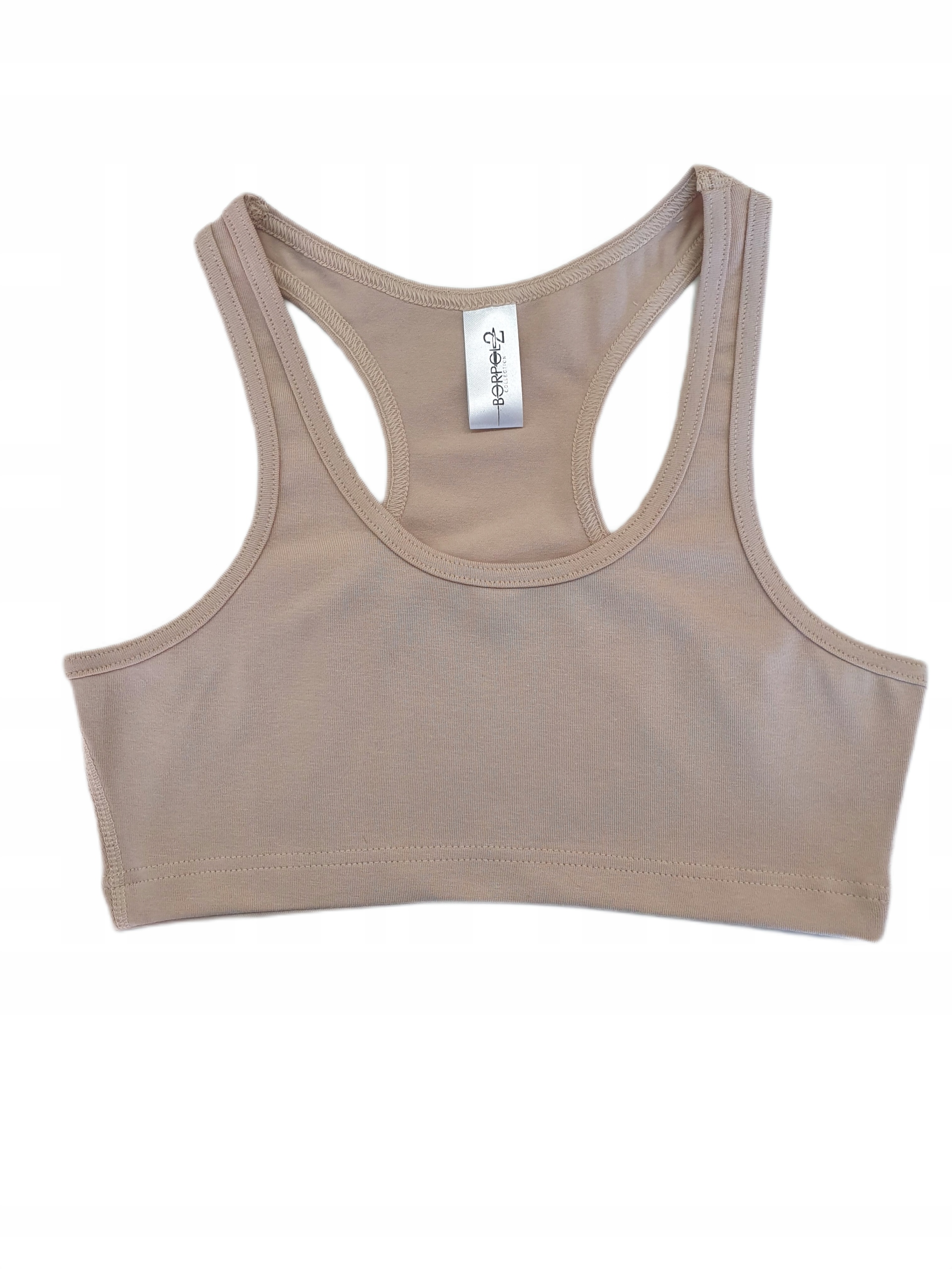 TOP SPORTOWY dziewczęcy TOP_1.1 biały na wiosnę lato do szkoły Marka Inna marka