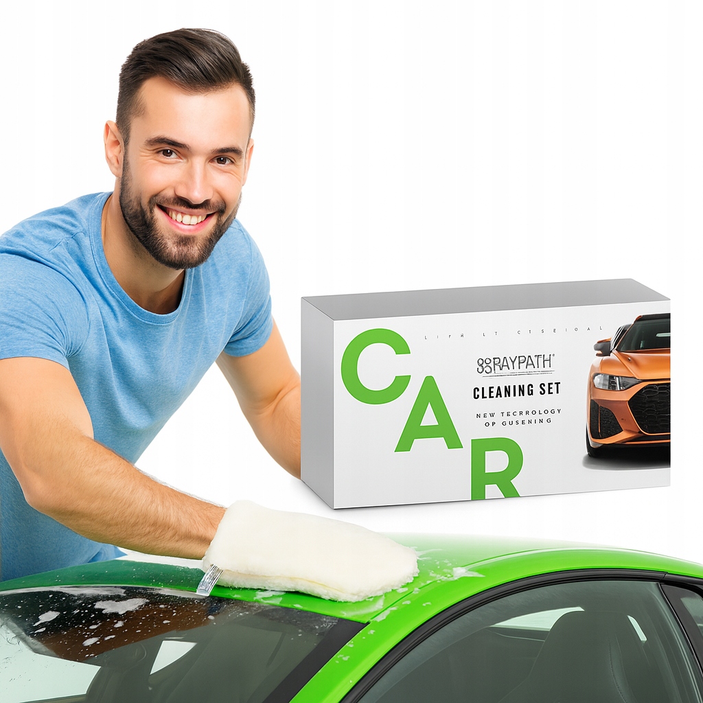 Levně Raypath Automobilová sada Detailing pro mytí auta nanostříbro