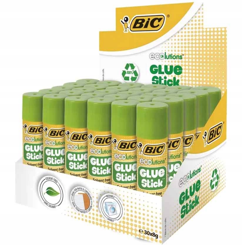 Klej W Sztyfcie Bic Ecolutions Glue Stick 30 Szt X 8 G