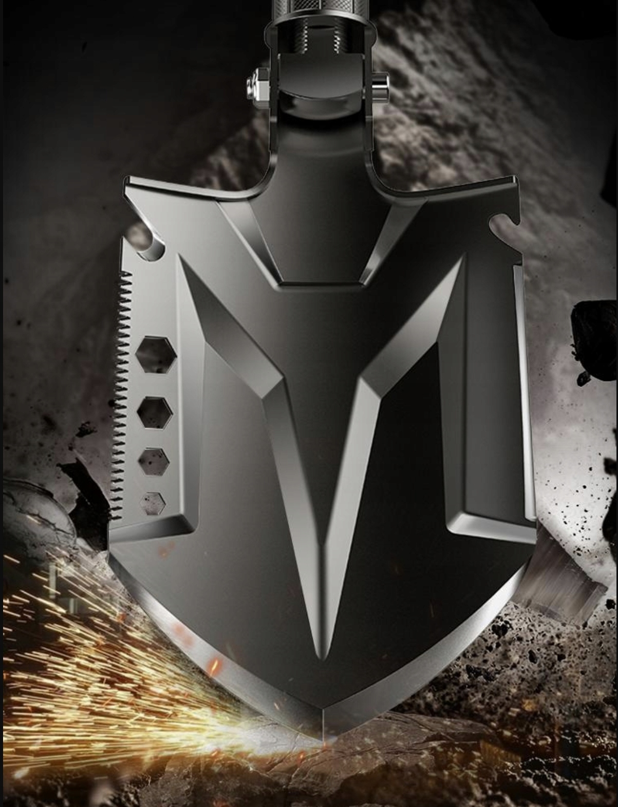 WIELKA SKŁADANA SAPERKA WIELOFUNKCYJNA TURYSTYCZNA Rodzaj składane