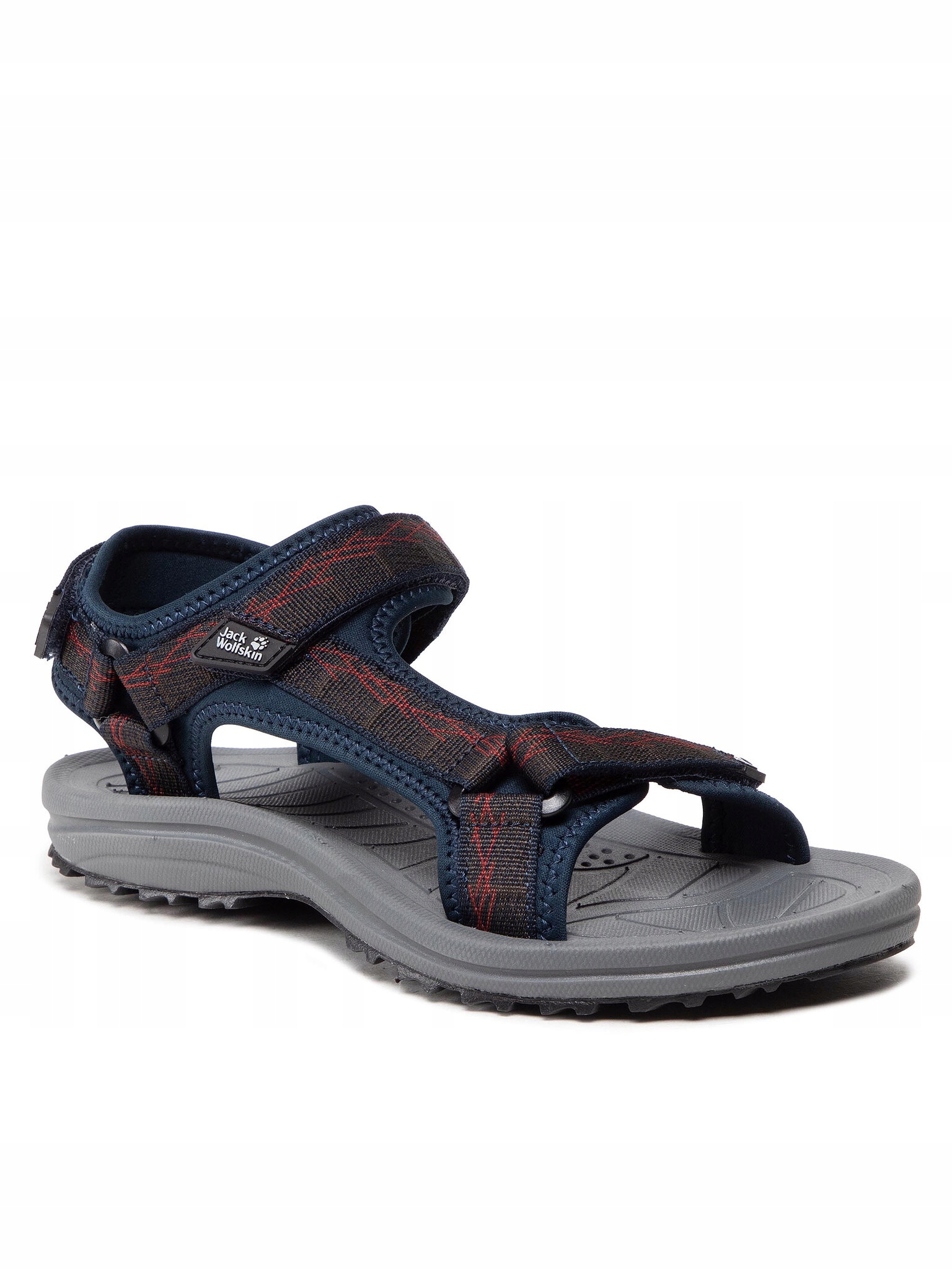 JACK WOLFSKIN Sandały Wave Breaker M 4052011 Navy Blue