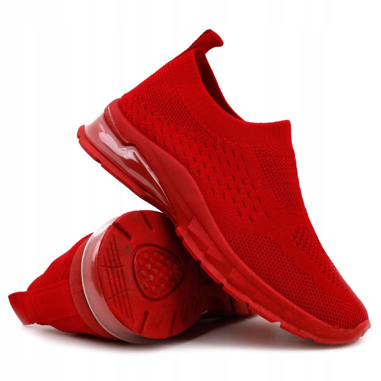 

Buty sportowe dziecięce wsuwane czerwone adidasy
