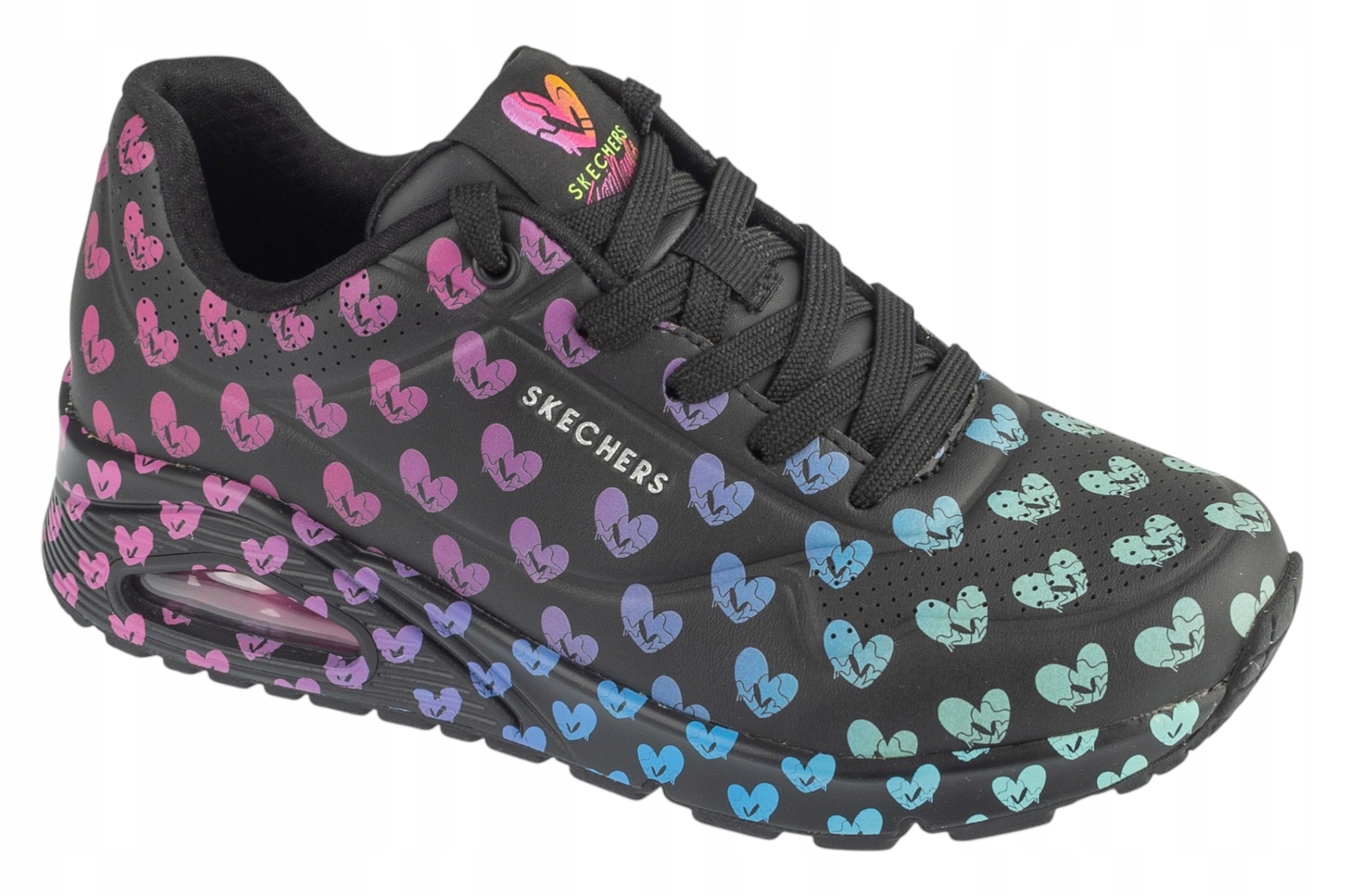 Skechers Uno Live Colorfully [39] Dámské tenisky černé barvy