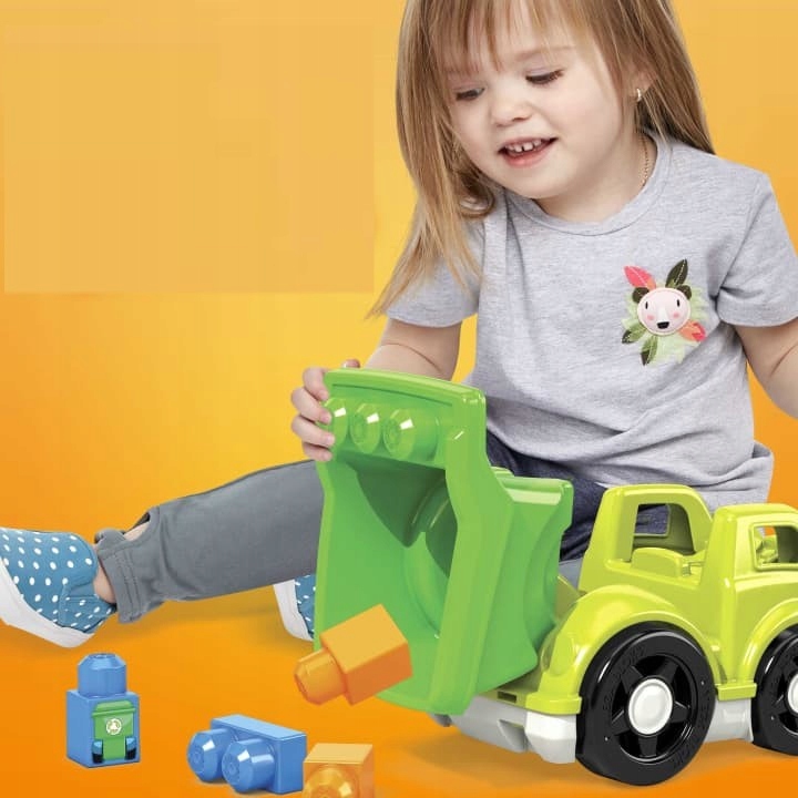 MEGA BLOKS KLOCKI ŚMIECIARKA z klockami Marka Mega Bloks