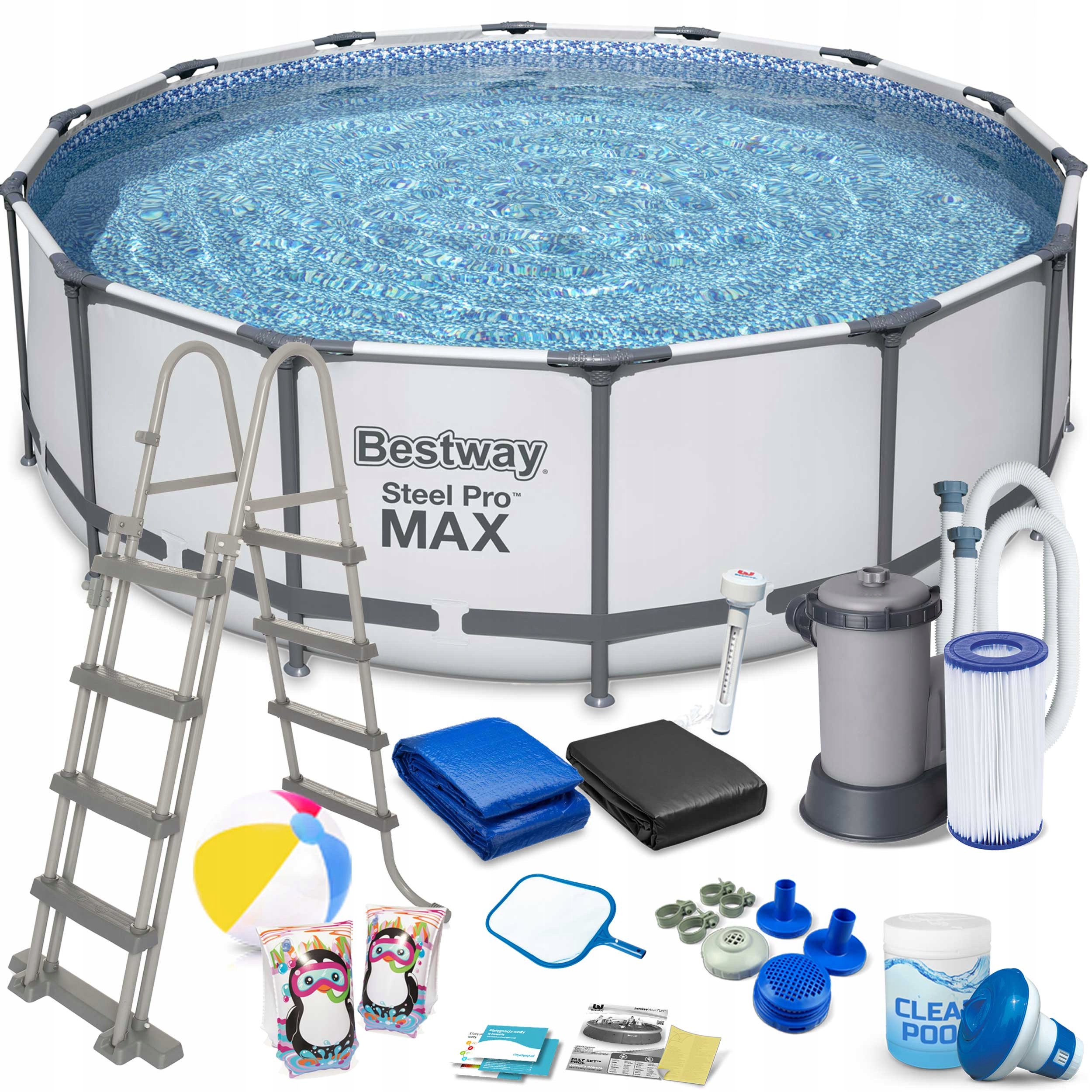 

Basen Ogrodowy Stelażowy 488x122cm Bestway 19w1