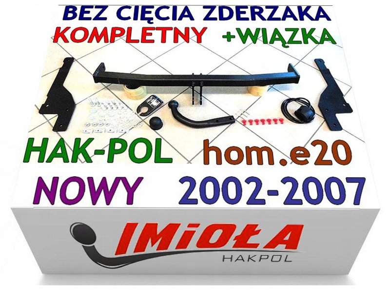 

Hak Holowniczy+wiązka Peugeot 206SW KOMBI2002-2007