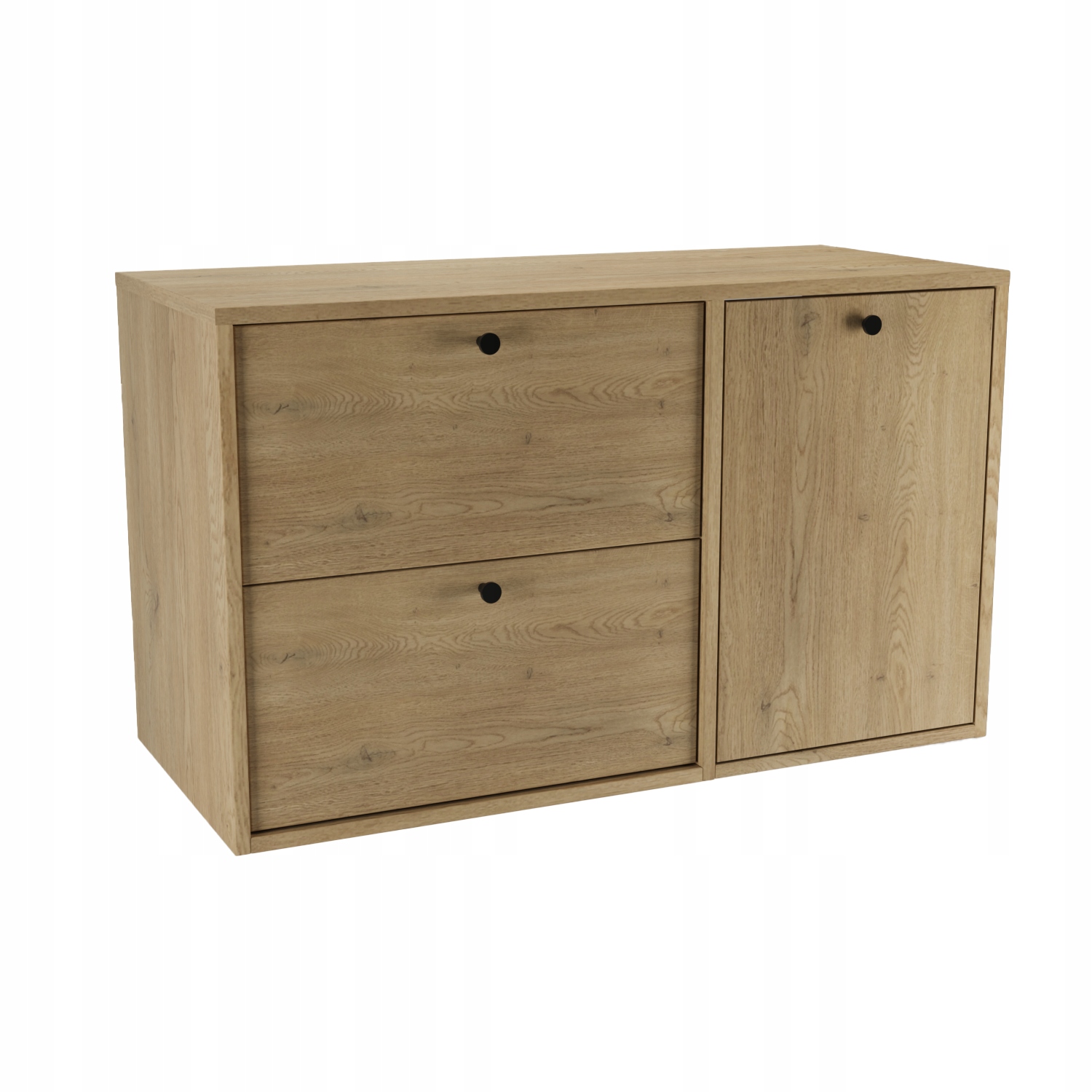 Skříňka pod umyvadlo s košem na prádlo 100 cm Dub Cremona Belino