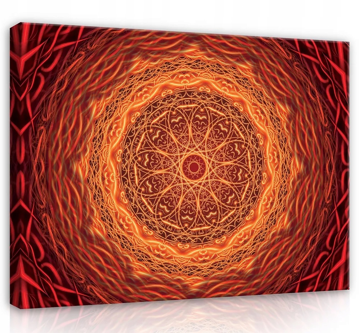 Obraz Na Plátně Canvas 100x75 Ohnivá Mandala