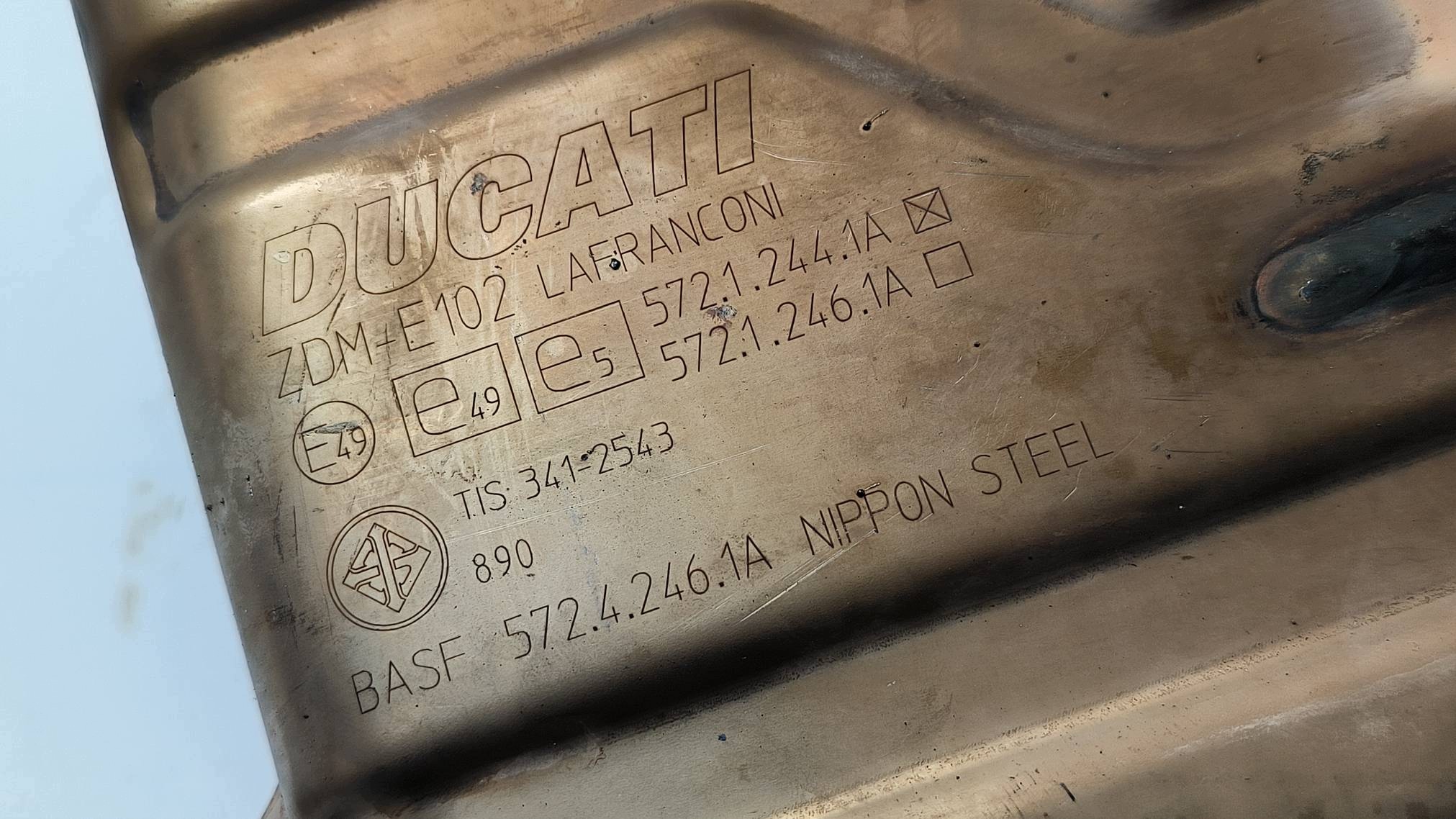 catalyst 57212441A DUCATI PANIGALE V2 S