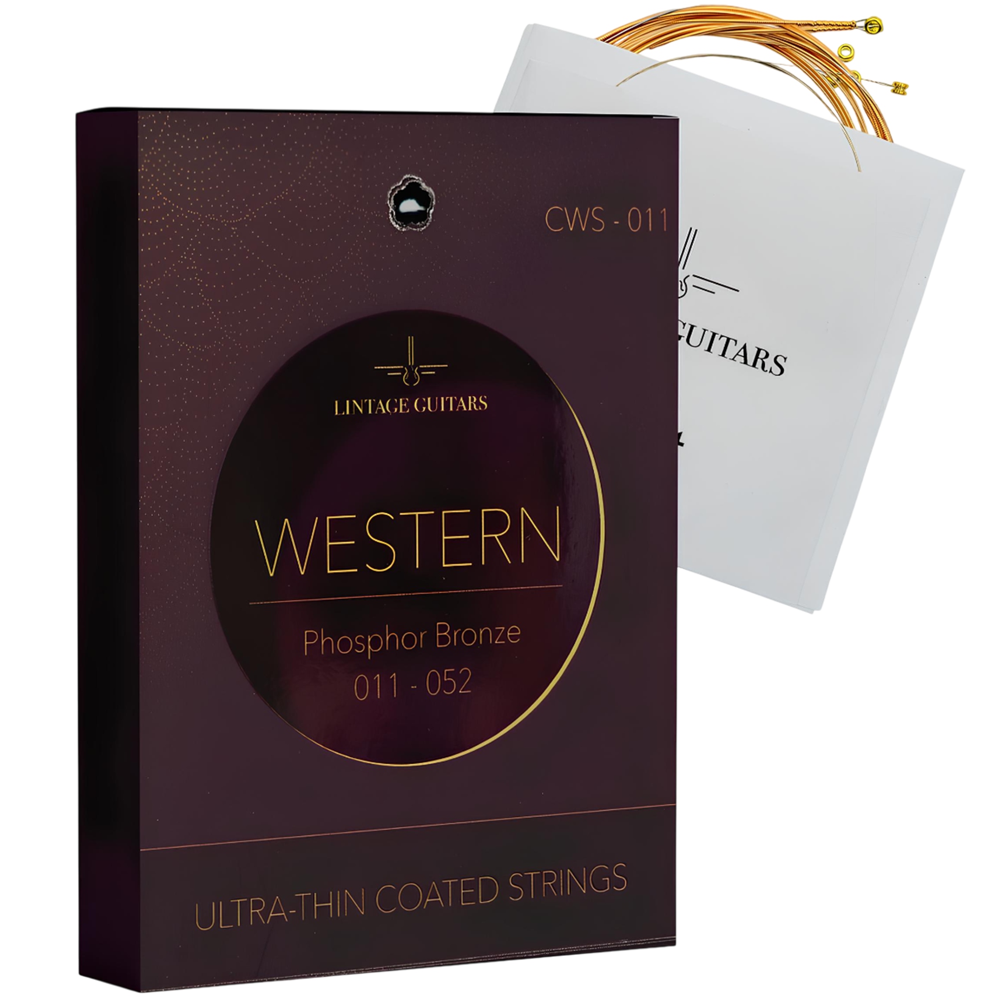 STRUNY DO GITARY WESTERN PROFESJONALNE POWLEKANE ANTYKOROZYJNE CWS-011