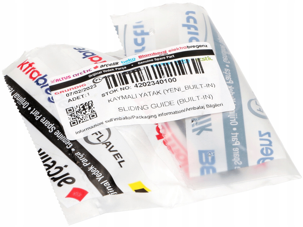 Beko 4202340100 PROWADNICA SZYNY ŚLIZGOWEJ drzwi lodówki Producent Beko