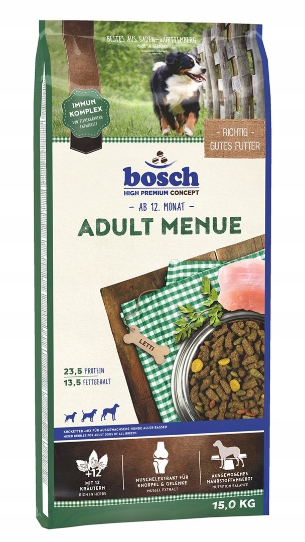 Levně Bosch Adult Menue suché krmivo pro psy 15 kg
