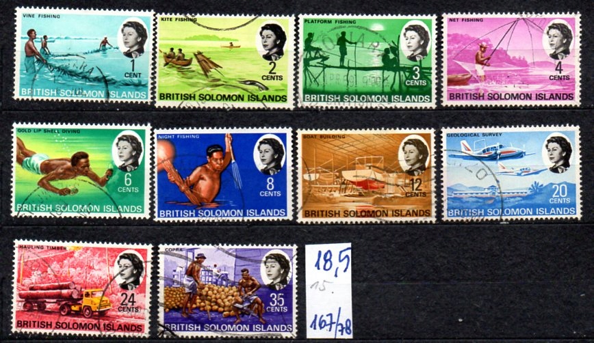 Wyspy Salomona 15 , nr 167/ 78