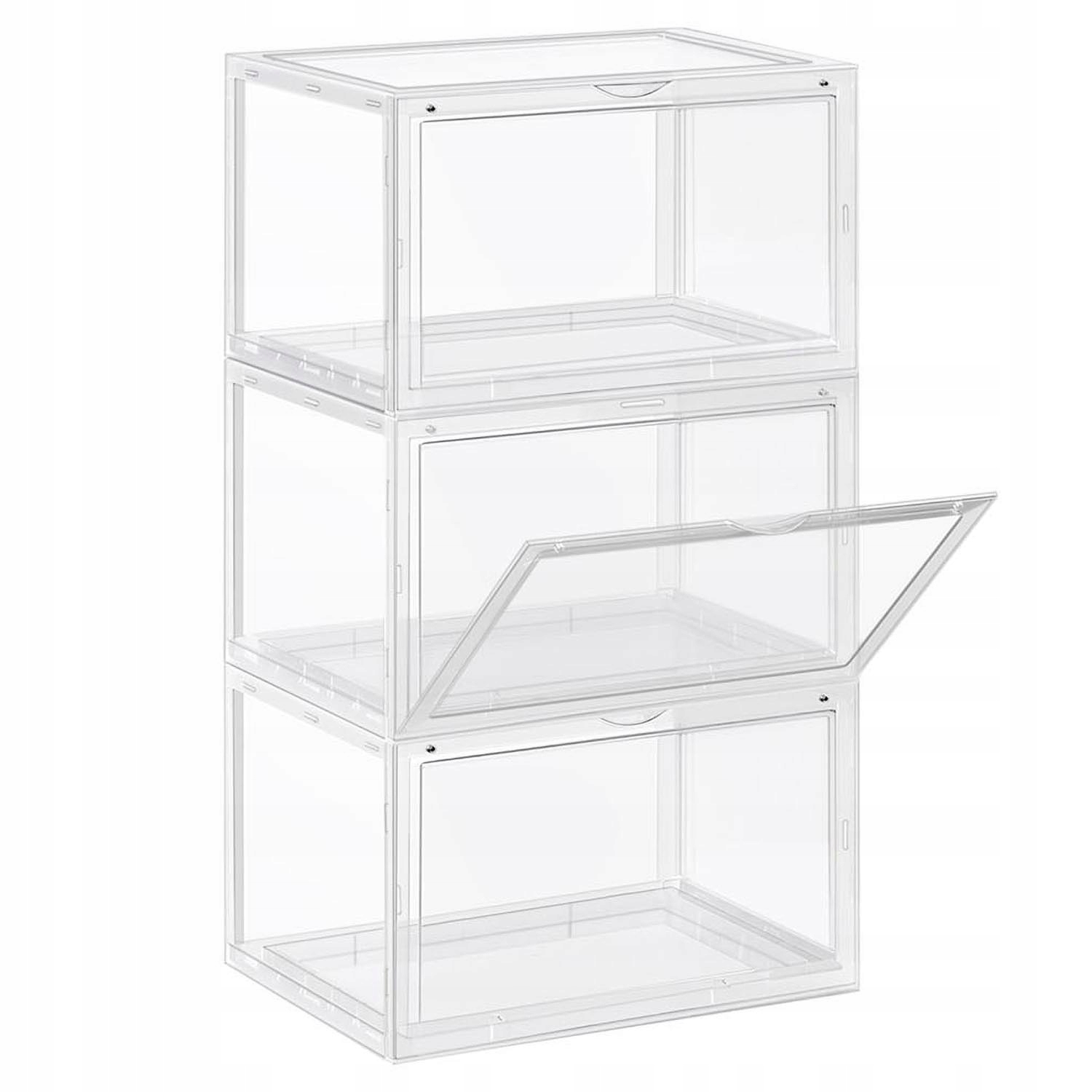 

Pudełko na buty organizer transparentny 3szt