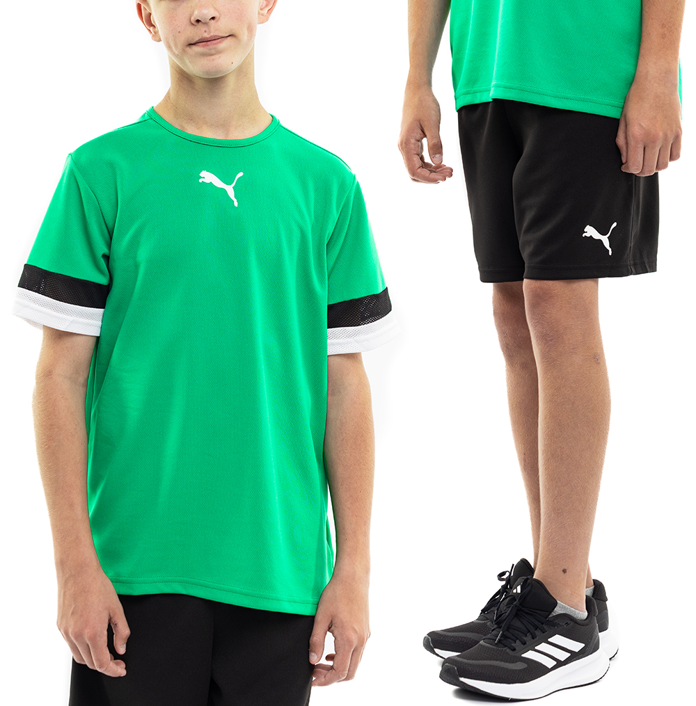 Puma Strój Sportowy Dla Dzieci Koszulka T-Shirt Krótkie Spodenki roz. 164