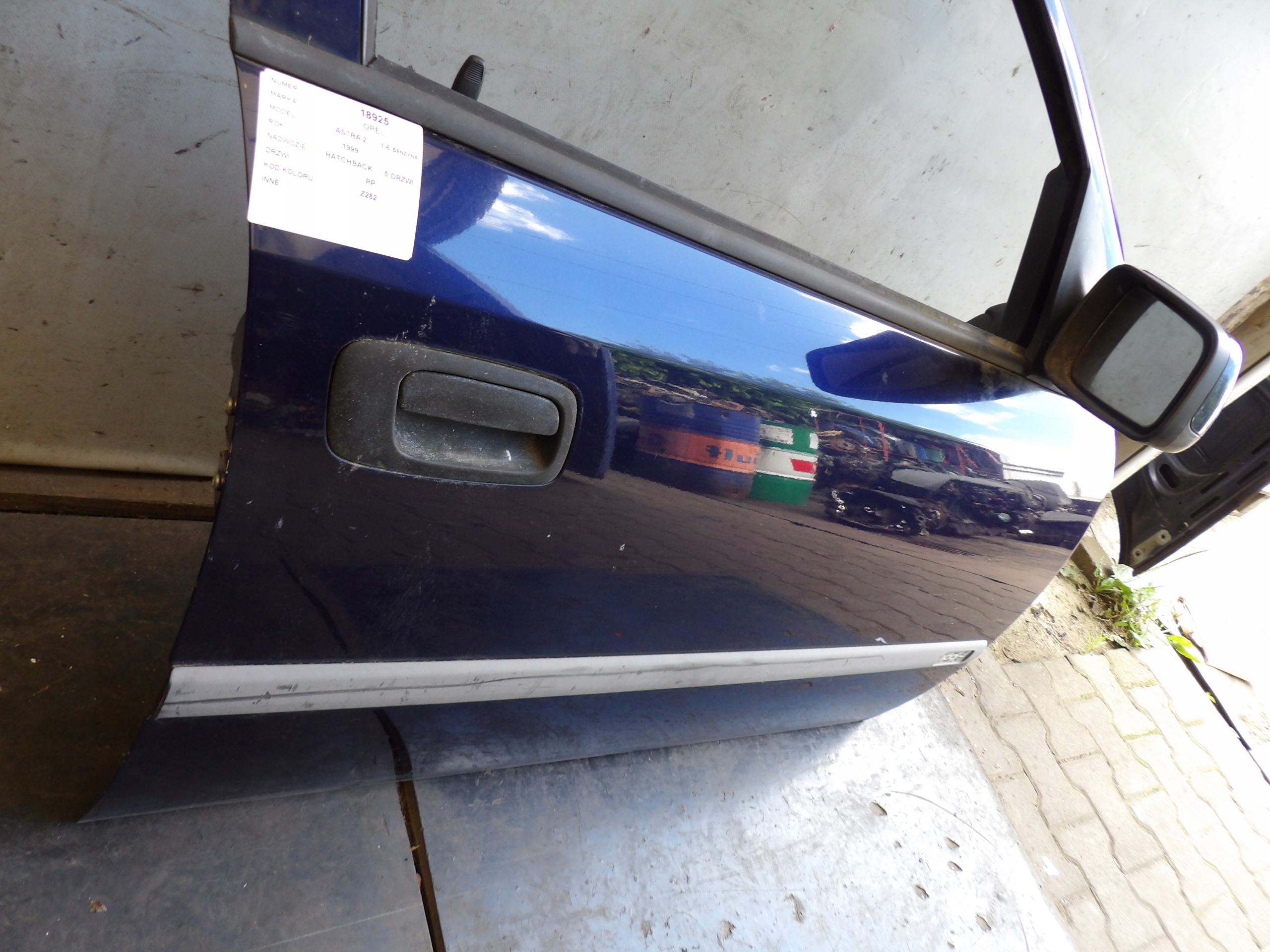 Opel Astra II G door front right HB 5D lak. Z282