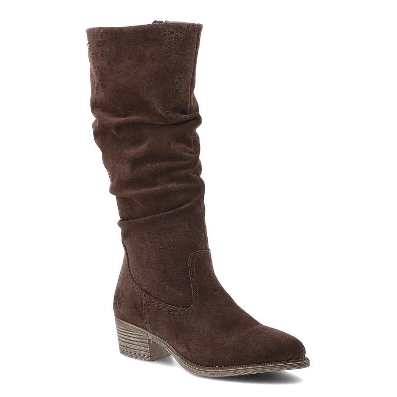Dámské kozačky Rieker, hnědé, 73159-25 Brown