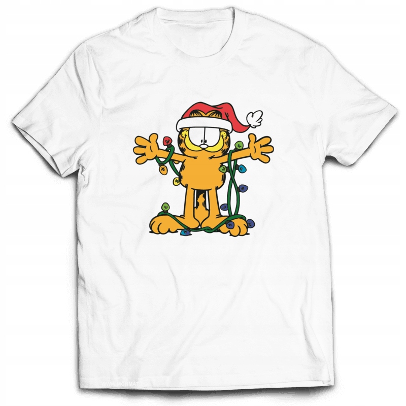 

Koszulka Świąteczna Mikołajki Garfield S