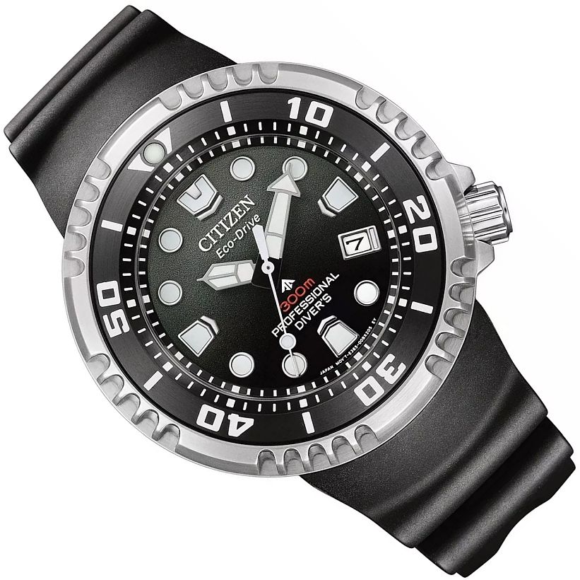 Profesionální Potápěčské Pánské Hodinky Citizen BN1024-01E Černé 300M Ø46mm