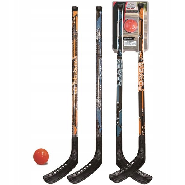 ZESTAW ULICZNY DO UNIHOKEJA POWER 2 KIJE I PIŁECZKA - GRA DLA KAŻDEGO!