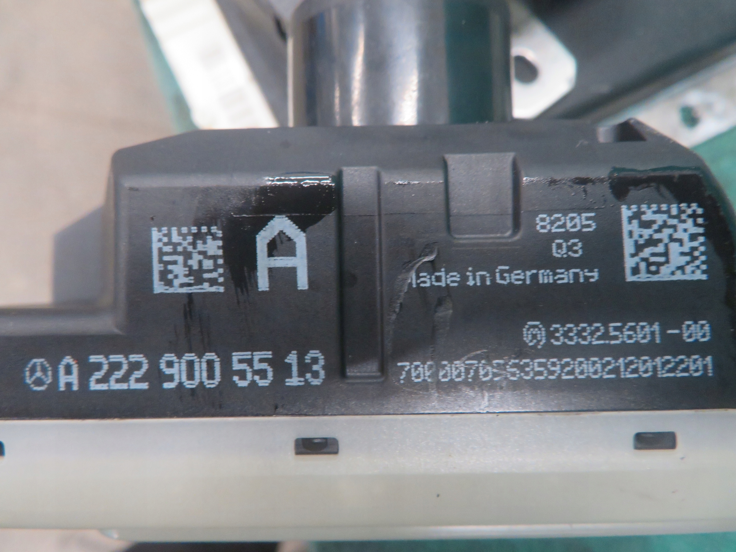 ignition START STOP MERCEDES W205 C KLASA 18R A2229005513