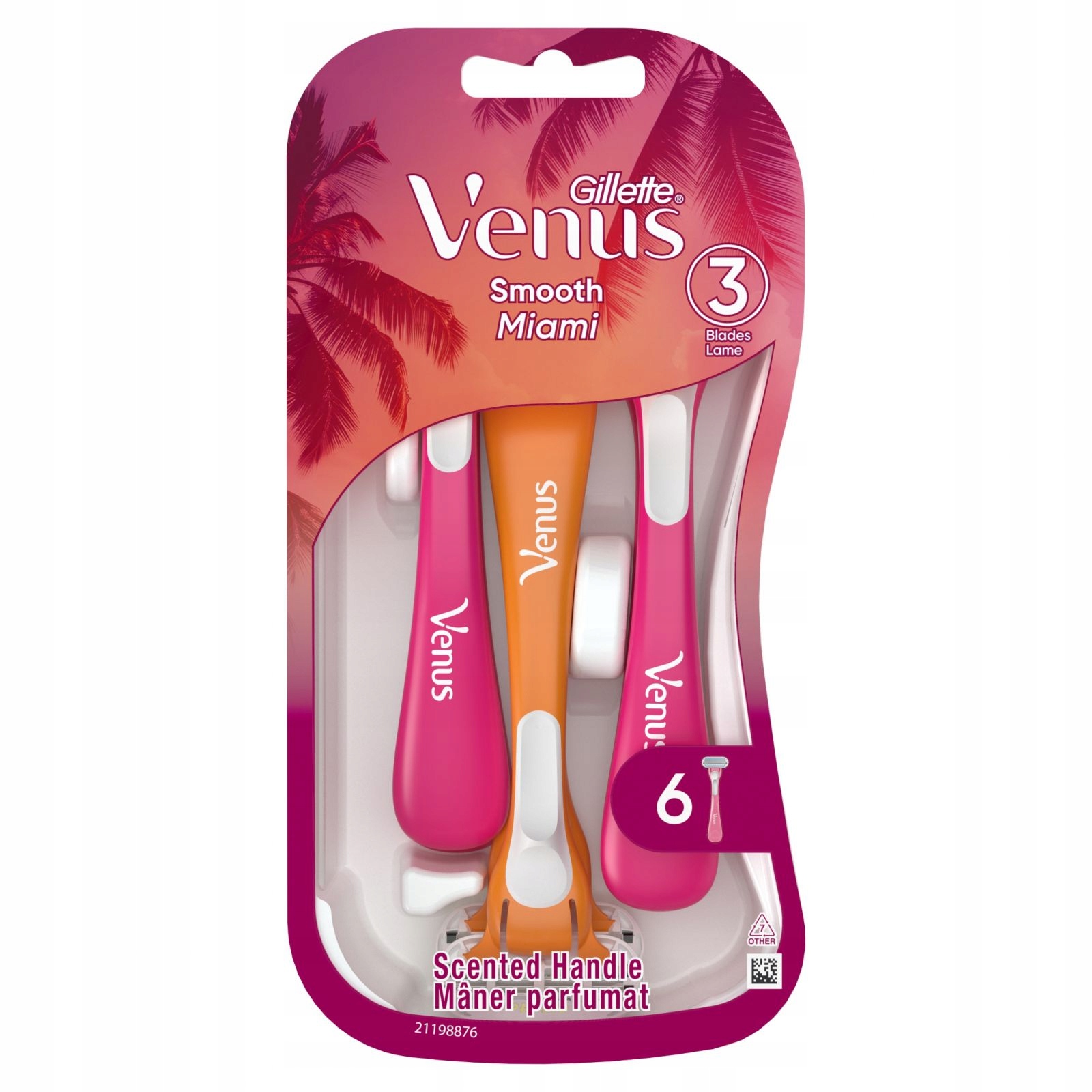 Gillette Venus Hodvábně Hladké Jednorázové Holící Strojky 6 Ks