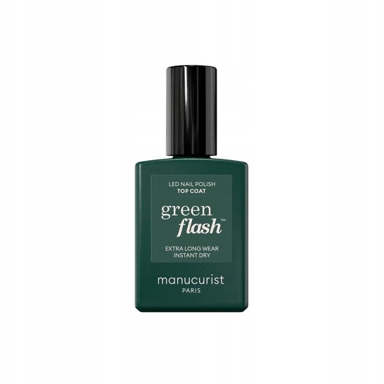 Manucurist Green Flash Gel Vrchní Lak, 15 ml