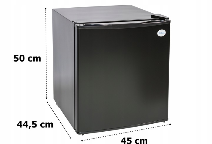 MAŁA LODÓWKA Z ZAMRAŻARNIKIEM SIGMA BC-45 CZARNA Marka Sigma