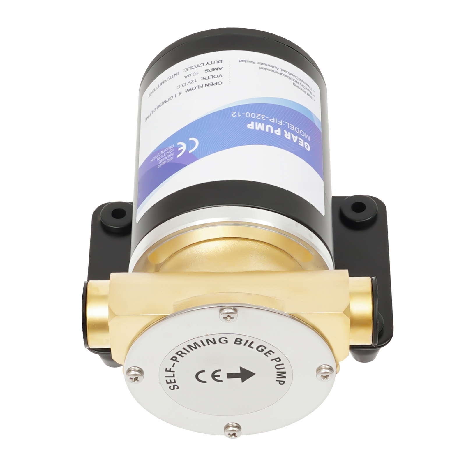 Vodní Čerpadlo 12V10A Tlakové 2850 Rmp 1800 L/h