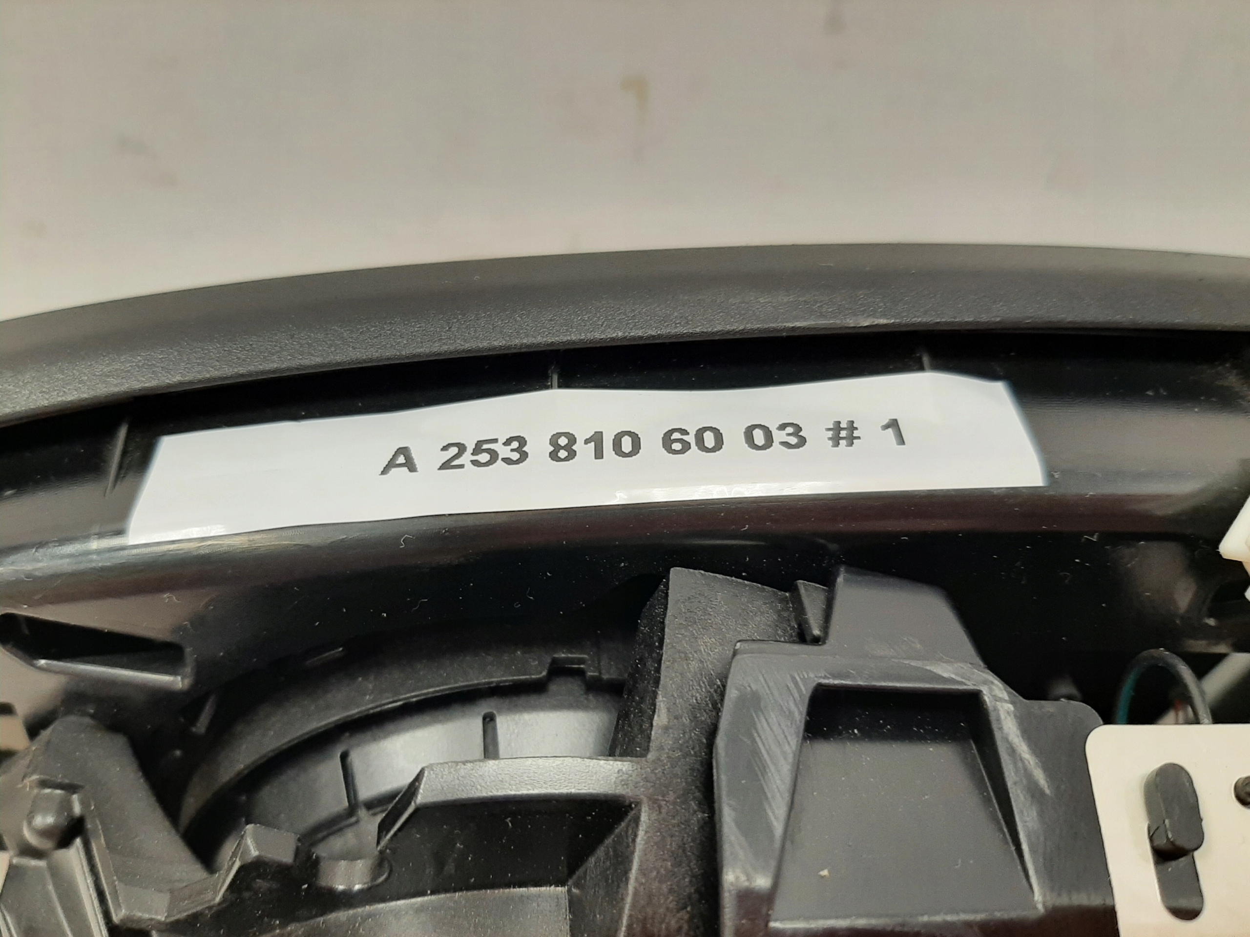 Lusterko PRAWE Mercedes GLC W253 PIN 7+7+1 Wkład Kolor szary