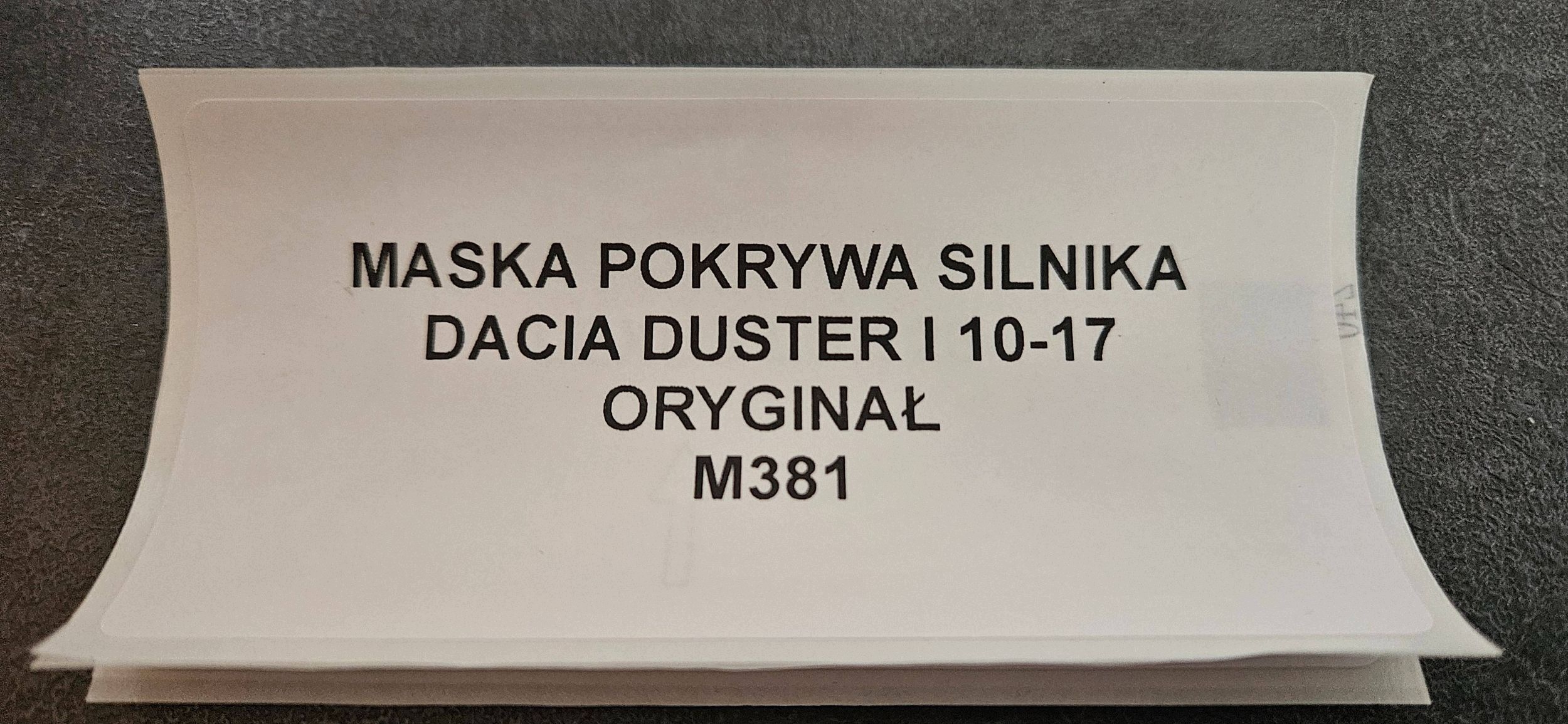 capot DACIA DUSTER et 10-17 original