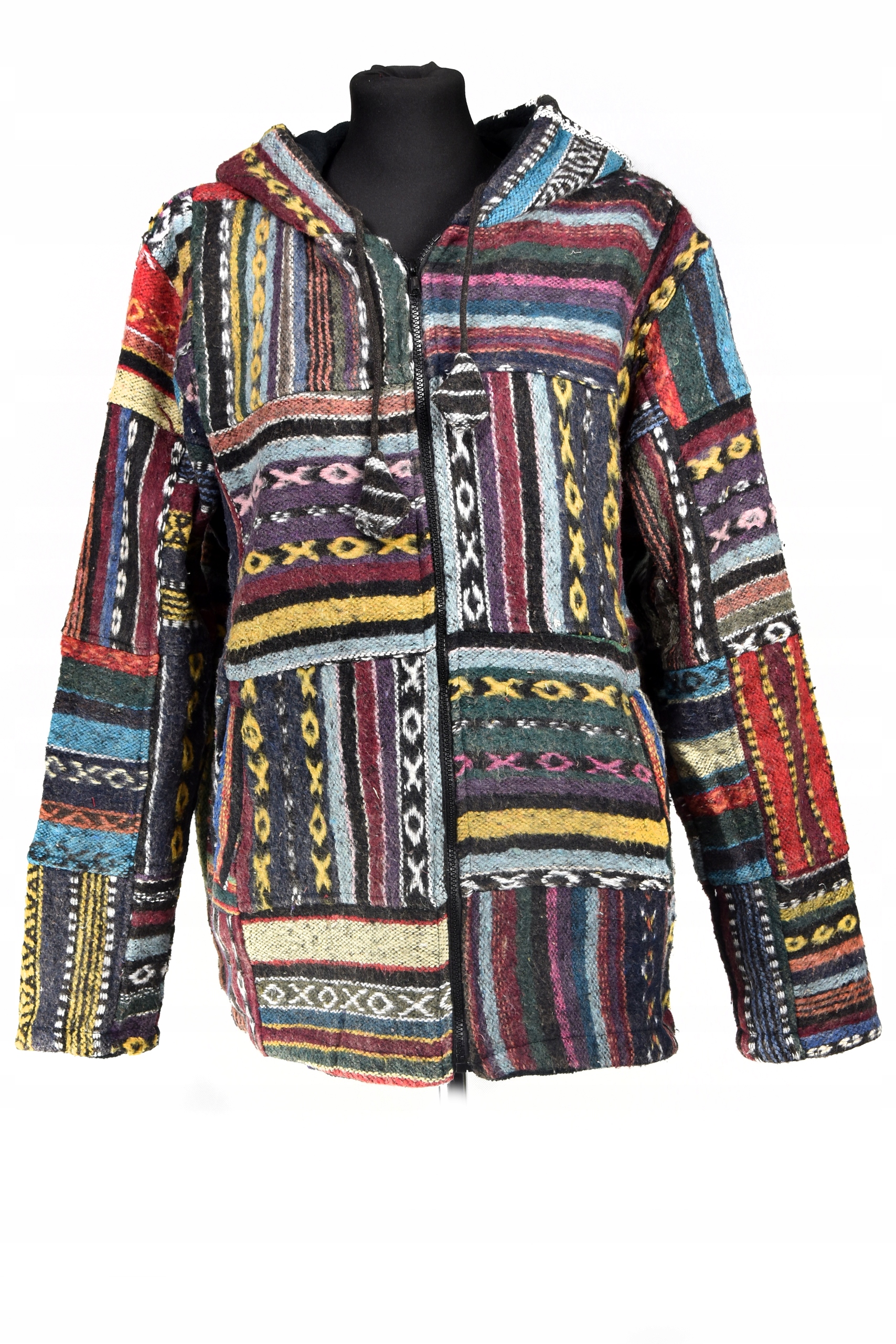 Mikina Gheri Etno patchwork Himalájská bavlna Polar