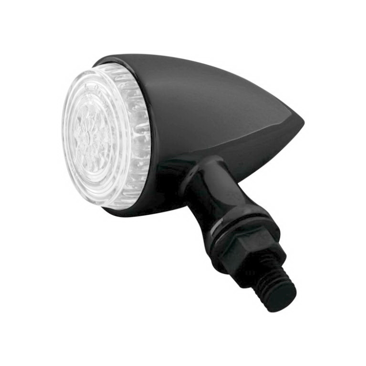 Kombinované moto smerovky Highway Hawk All In One s Led, E-mark, čierna (2ks)
