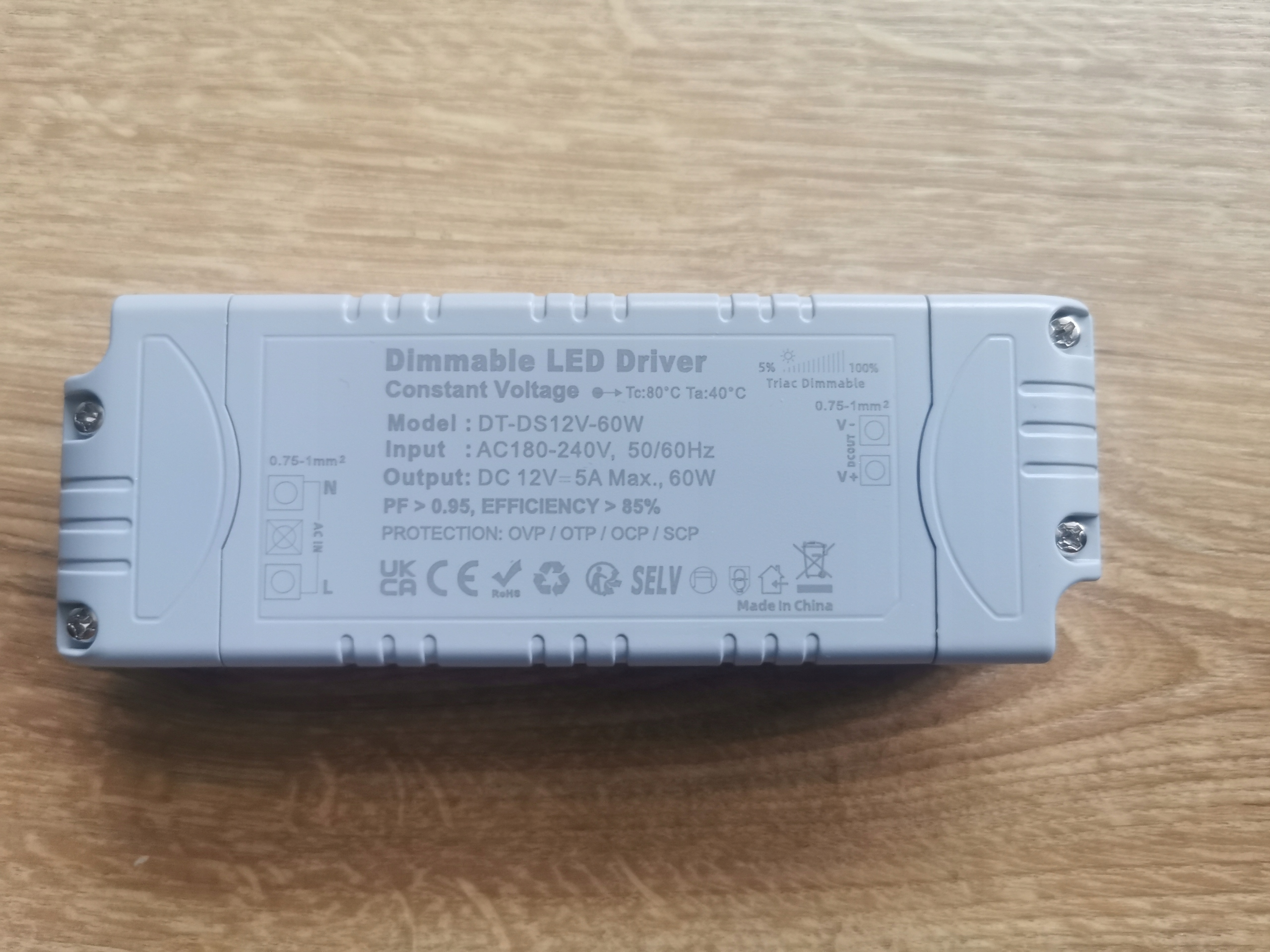 Zasilacz meblowy do led VARICART 12V 60W Marka Inna