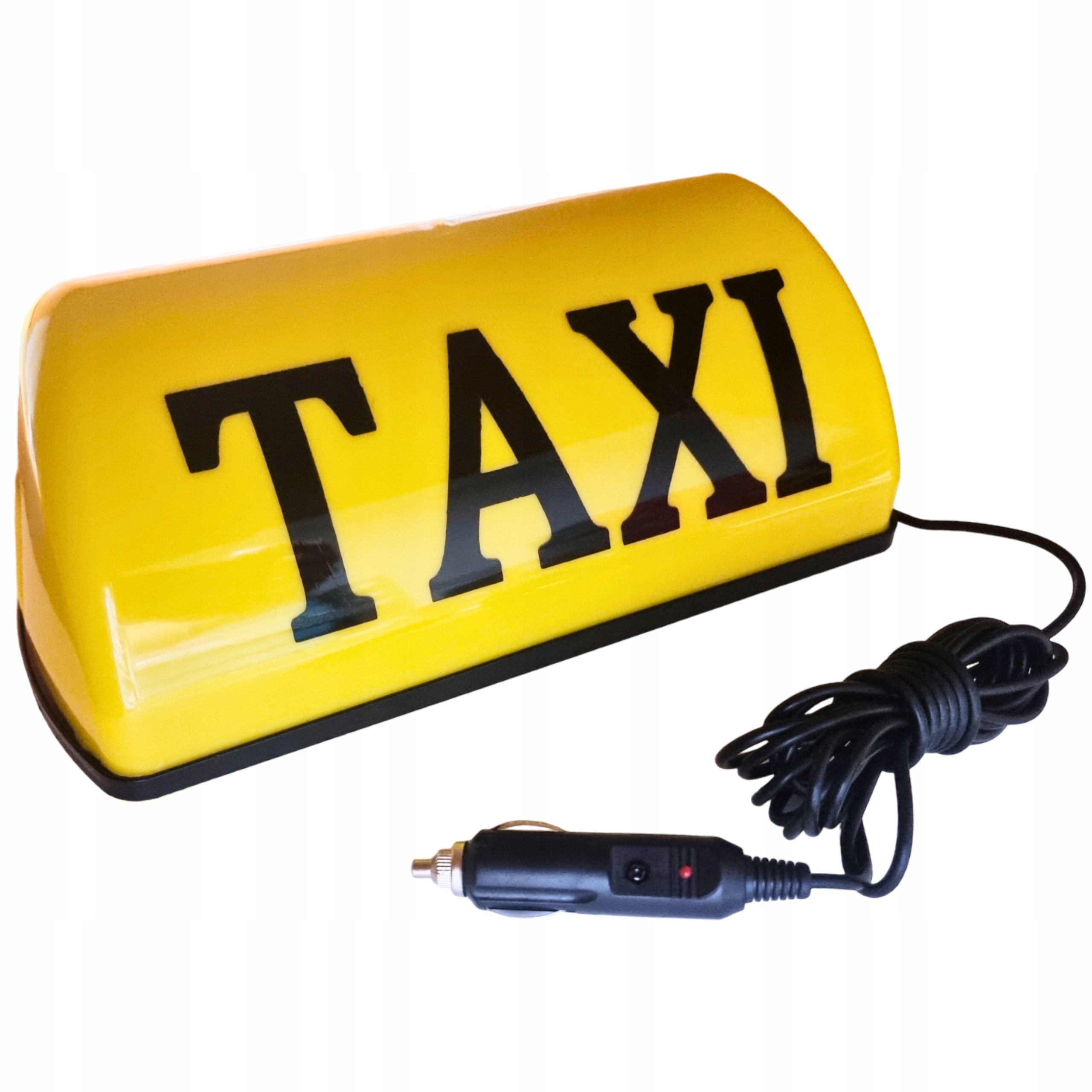LAMPA TAXI NA MAGNES ŻÓŁTA KOGUT SYGNALIZATOR DUŻA Z WTYCZKĄ DO 180 KM/H EAN (GTIN) 5906449330539